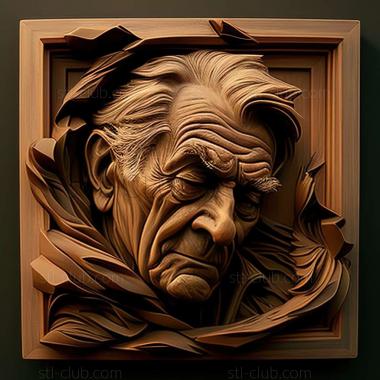 3D model Walter Young artist American artist (STL)